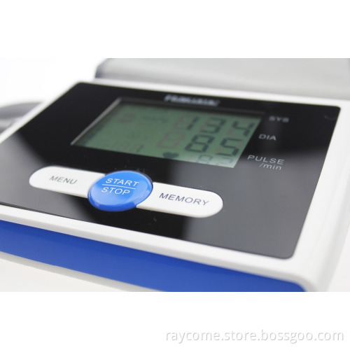 Raycome intelligent easy operation pulsewave blood pressure monitor